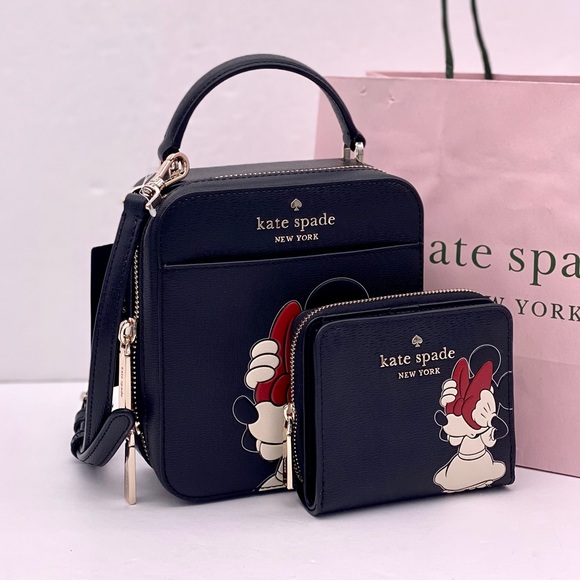 Disney X Kate Spade New York Minnie Mouse Daisy Vanity Crossbody and Wallet Set - Picture 5 of 16
